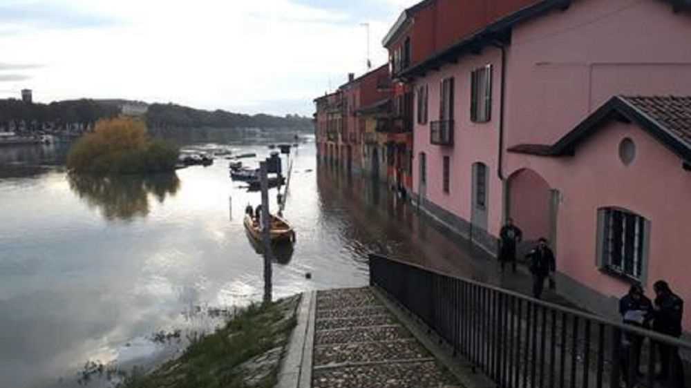 Maltempo, Ticino esonda in quartiere di Pavia