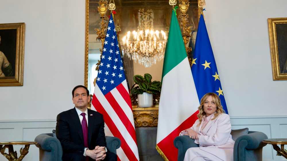 Marco Rubio a Palazzo Chigi e alla Farnesina,ieri ha incontrato Papa Leone Xiv, l'Iran il tema principale