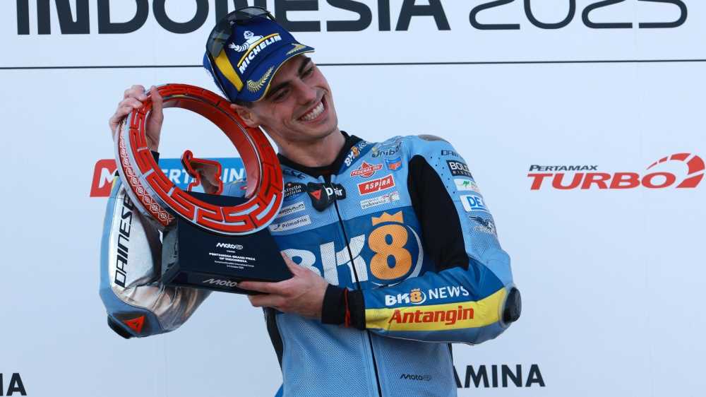MotoGp, Aldeguer vince la prima gara in carriera, fuori al primo giro Marc Marquez e Bezzecchi