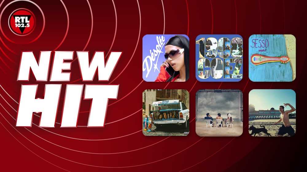 New Hit di RTL 102.5: da questa settimana in rotazione “Désolée” di Anna, “Qualcosa di grande” di Coez, “Sesso debole” di Elisa, “Barrio Lambada” di Fred De Palma, “Sto bene al mare” di Marco Mengoni ft. Sayf, Rkomi e “veramente” di sangiovanni