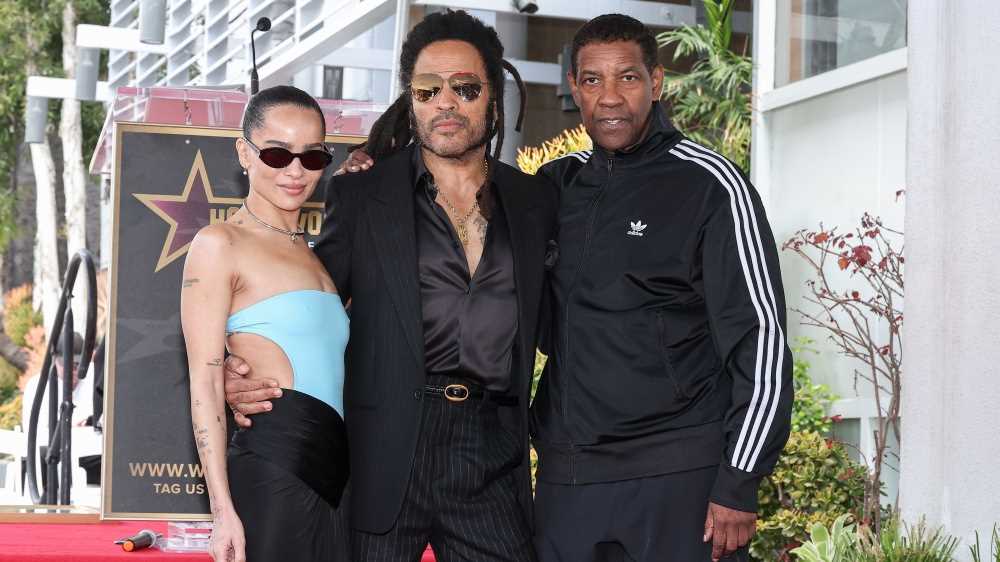 Nuova stella sulla Walk of Fame per Lenny Kravitz. Dalla figlia Zoe e dall'amico Denzel Washington i discorsi più divertenti