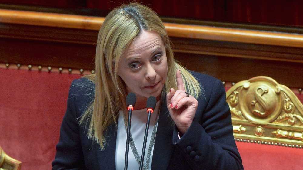 Palazzo Madama, la premier Giorgia Meloni in vista del Consiglio europeo: “L’Italia torna protagonista”