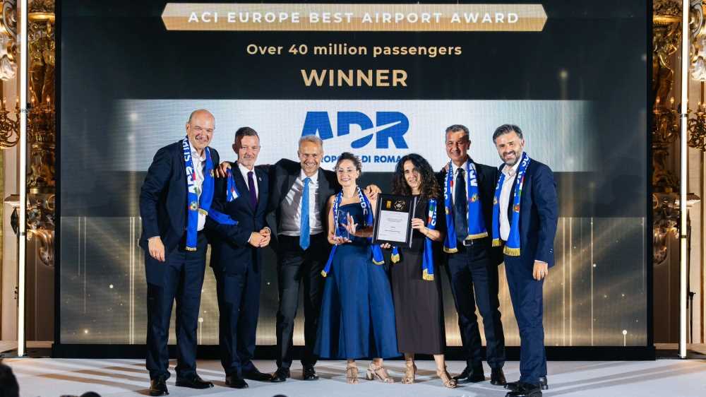 Roma Fiumicino si conferma miglior aeroporto d'Europa per ACI Europe
