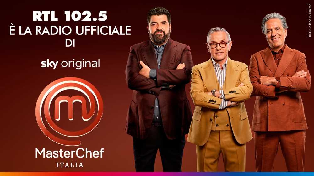 RTL 102.5 è la radio ufficiale della nuova edizione di MasterChef Italia. Bruno Barbieri: “Il programma è cresciuto, concorrenti sempre più abili e informati. Quest’anno sarò più perfido”