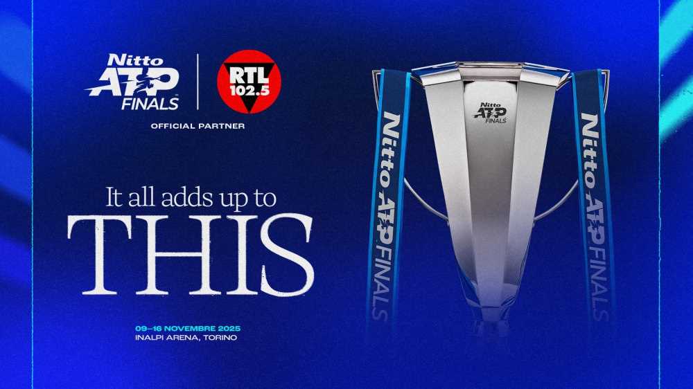 RTL 102.5 è la radio ufficiale delle Nitto Atp Finals 2025
