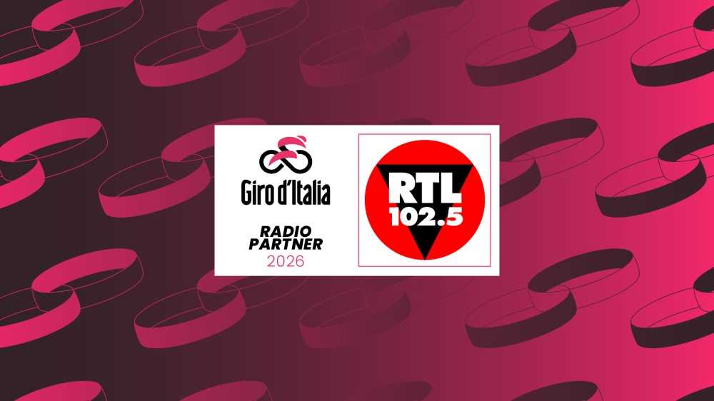 RTL 102.5 è radio partner del Giro d’Italia 2026