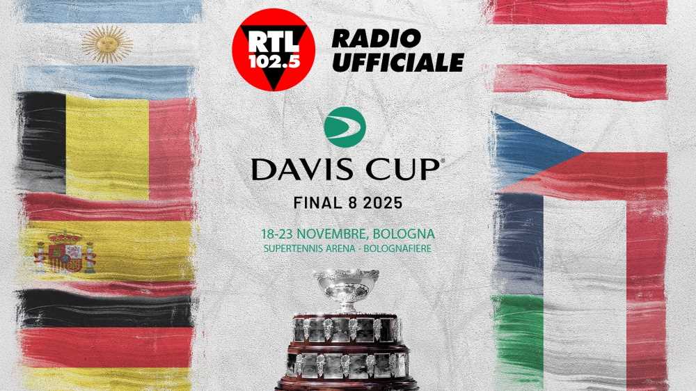 RTL 102.5 è Radio Ufficiale delle Davis Cup Final 8 2025