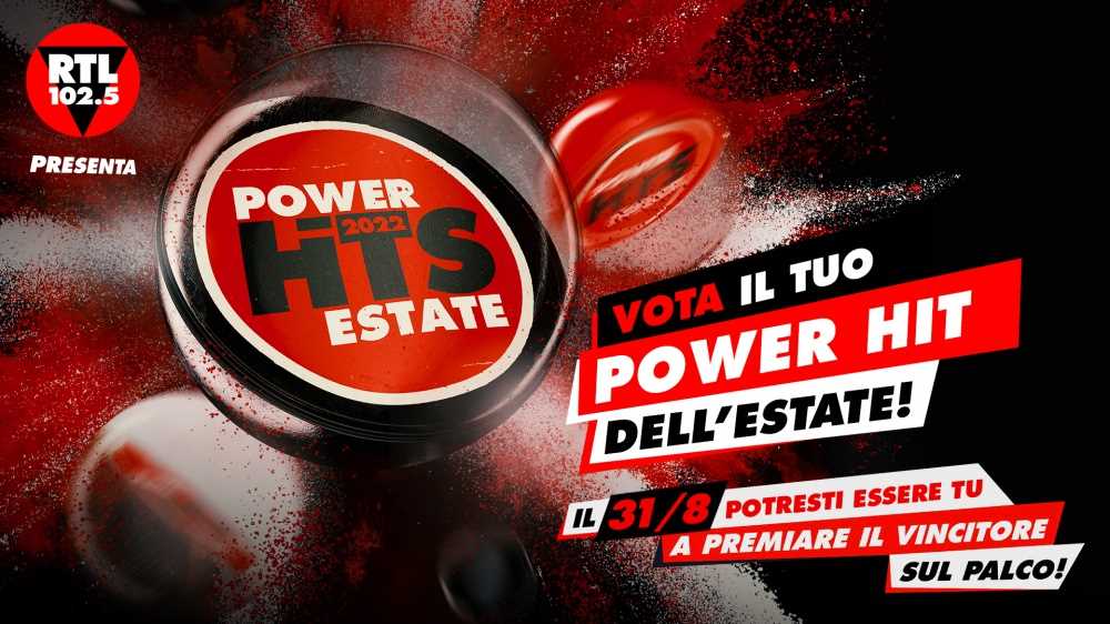 RTL 102.5 Power Hits Estate 2022: sarà un ascoltatore a premiare il vincitore