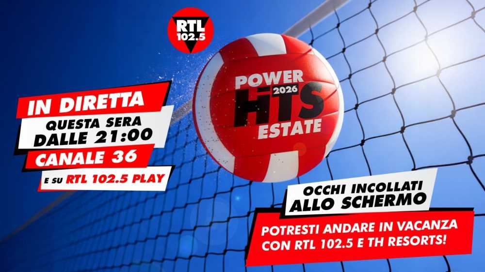RTL 102.5 Power Hits Estate, stasera la grande festa della musica in diretta dal Centrale del Foro Italico: ecco dove guardarlo