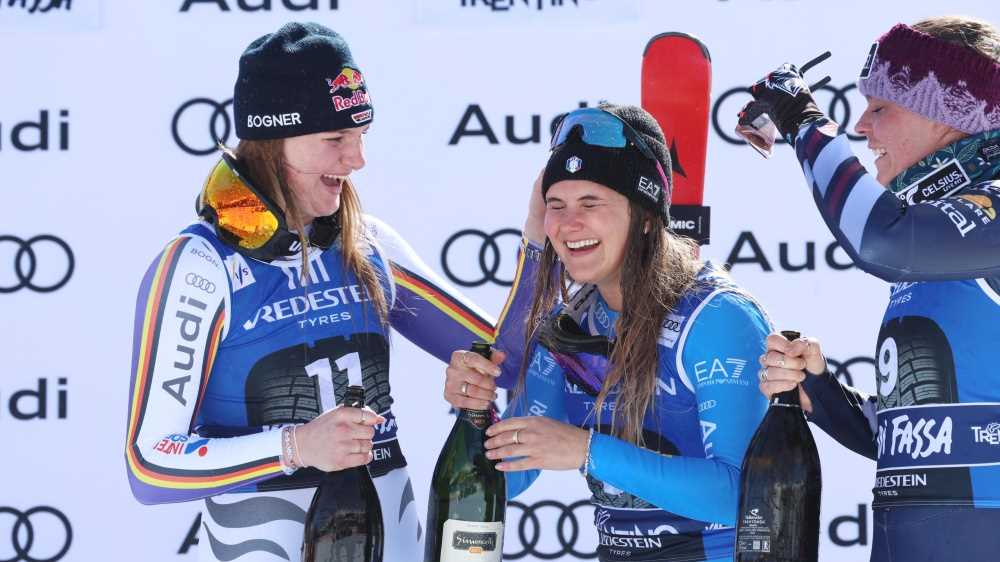 Sci alpino: in cdm ecco un altra azzurra alla ribalta, Laura Pirovano vince la libera in Val di Fassa