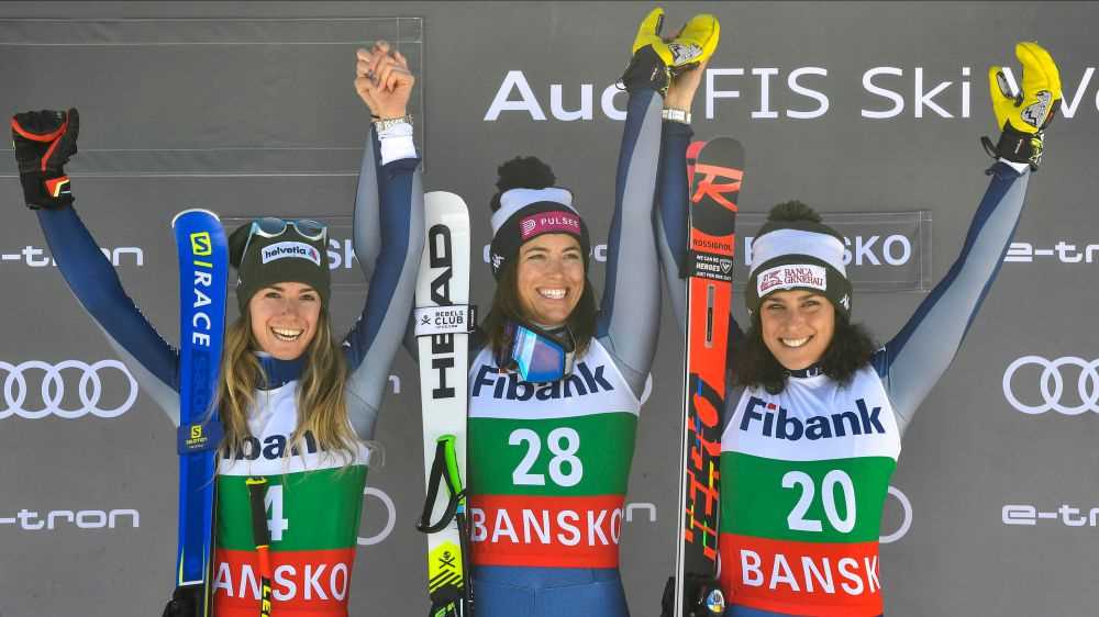 Sci, cdm donne, trionfo Italia, tripletta in Bulgaria