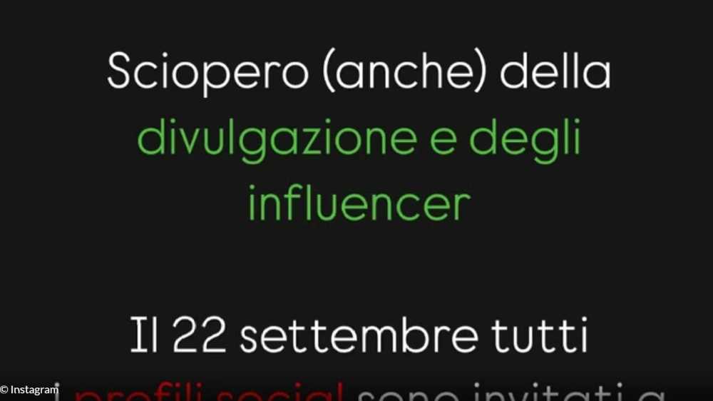 Sciopero degli influencer: ecco quello che sta accadendo in queste ore in Italia