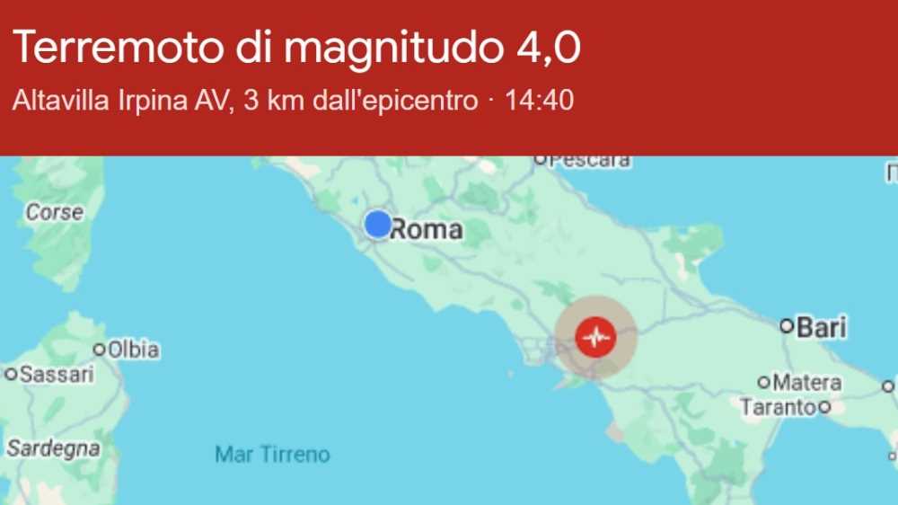 Terremoto in provincia di Avellino, Piantedosi: "Siamo in costante contatto con il prefetto"