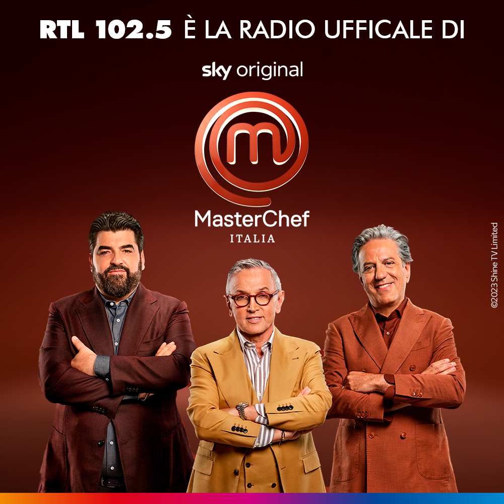 RTL 102.5 è la radio ufficiale di MasterChef Italia 2023