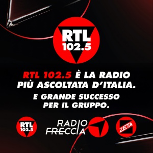 RTL 102.5 è la radio più ascoltata con 6,5 milioni di italiani ogni giorno