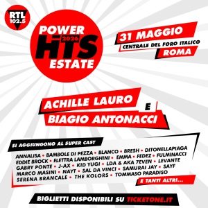 RTL 102.5 Power Hits Estate 2026, due ospiti speciali si aggiungono al cast: Achille Lauro e Biagio Antonacci