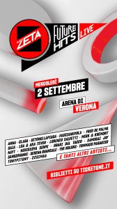 Radio Zeta Future Hits Live 2026: Anna, Ditonellapiaga, faccianuvola, Fred De Palma, Gaia, Lda & Aka 7even, Nayt, Samurai Jay, Tommaso Paradiso, 22 Simba si aggiungono al cast