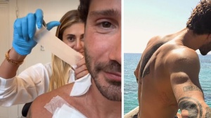 Stefano De Martino cancella il tatuaggio dedicato a Belen Rodriguez