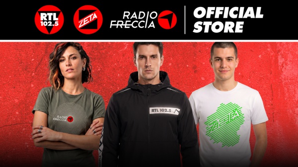 Il Gruppo RTL 102.5 unisce la sua community: apre lo store online ufficiale di RTL 102.5, Radio Zeta e Radiofreccia