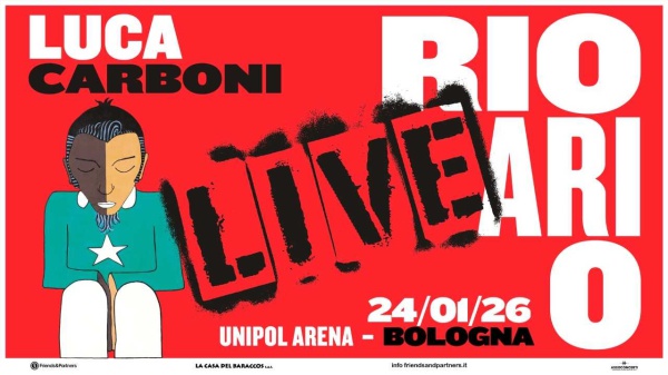 Luca Carboni annuncia un concerto-evento all’Unipol Arena di Bologna: 