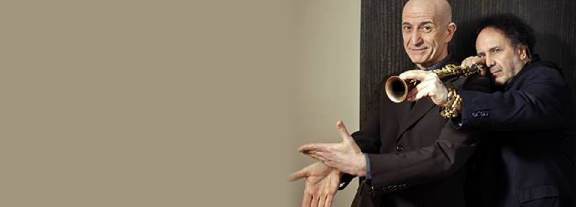 Enzo Avitabile con Peppe Servillo