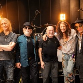 Aerosmith, le prime foto delle prove per Los Angeles: torna anche Joey Kramer