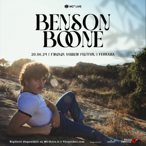 BENSON BOONE: una data al Ferrara Summer Festival