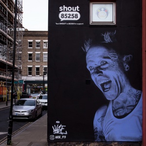 Prodigy, un murale dedicato a Keith Flint per il World Suicide Prevention Day