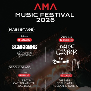 SCORPIONS e ALICE COOPER: gli orari dei concerti ad AMA Music Festival