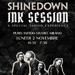Shinedown: Ink Session, un'esperienza speciale a Milano Shinedown: Ink Session, un'esperienza speciale a Milano