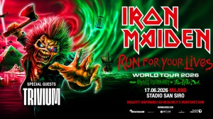 Iron Maiden a San Siro: Trivium sono i supporter