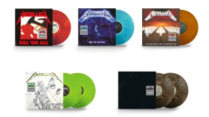 Metallica, i primi cinque album su vinile colorato
