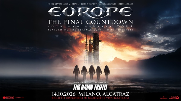 EUROPE: una data a Milano con tutto “The Final Countdown” a ottobre 2026
