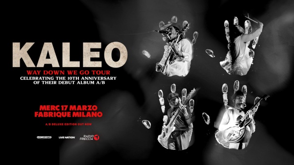 Kaleo: il “Way Down We Go Tour” arriva in Italia nel 2027