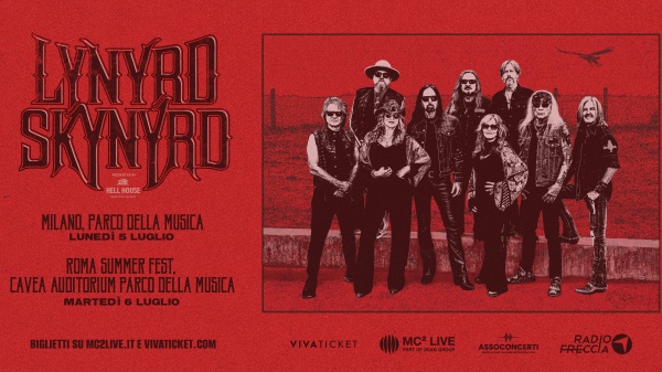 Lynyrd Skynyrd: due date a Milano e Roma a luglio